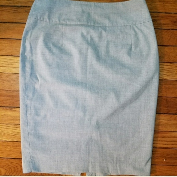 Missimo Heather Grey Stretch Pencil Skirt - Picture 2 of 5